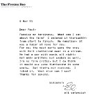 Letters & Comments
